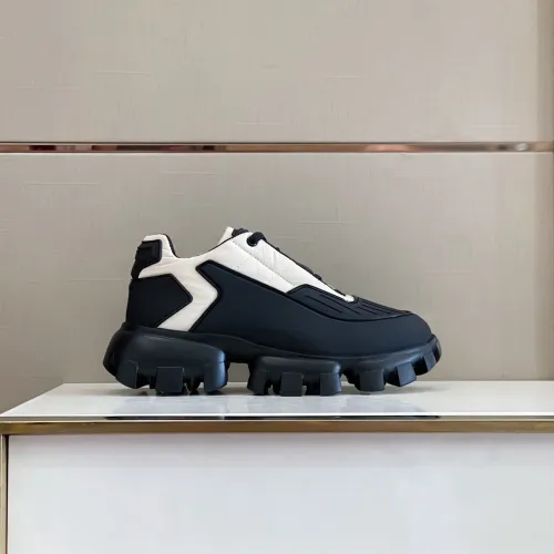 Prada Men Shoes Sneakers Luxury Brand Cloudbust Thunder Technical Fabric Sneakers with Original Box