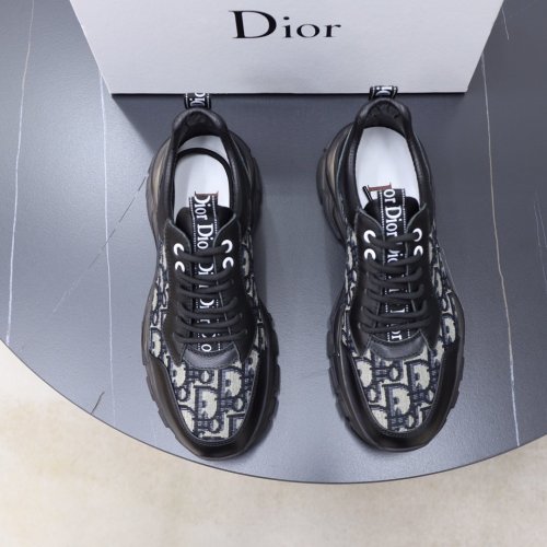 Dior Mens Shoes Sneakers Luxury Brand Breathable Design Casual Shoes for Men with Original Box
