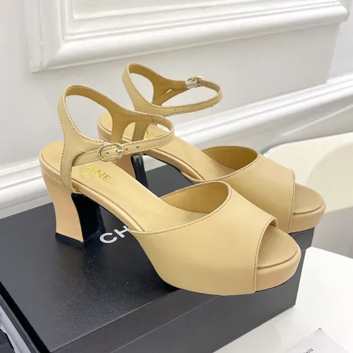 Chanel Womens Shoes Pumps Fashion Sandals Summer Design 7.5cm Heel Luxury Brand Design with Original Box