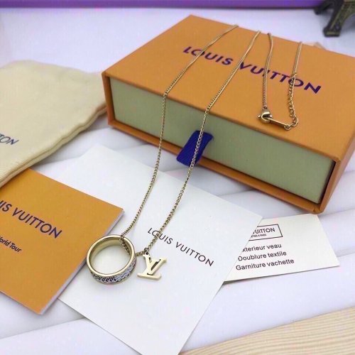 Louis Vuitton Luxury Men Womens Necklace