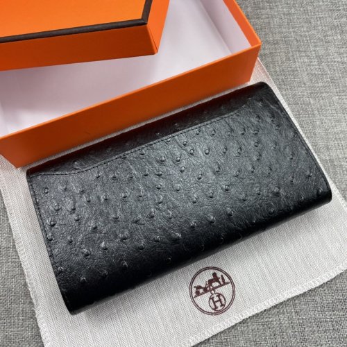 Hermes Womens Mens Wallets Purse Constance Clutch Leather Design Coin Bag with Original Box