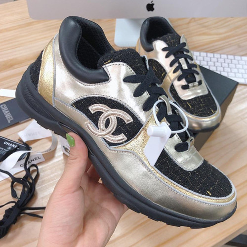 Chanel Mens Shoes Sneakers Luxury Brand Sports Shoes Breathable Design with Original Box