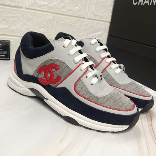 Chanel Mens Shoes Sneakers Luxury Brand Sports Shoes Breathable Design with Original Box