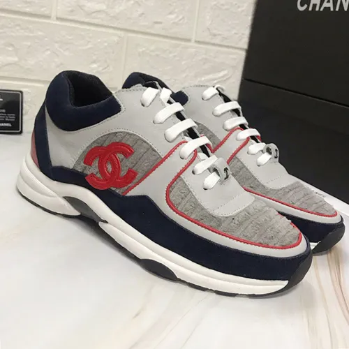 Chanel Mens Shoes Sneakers Luxury Brand Sports Shoes Breathable Design with Original Box