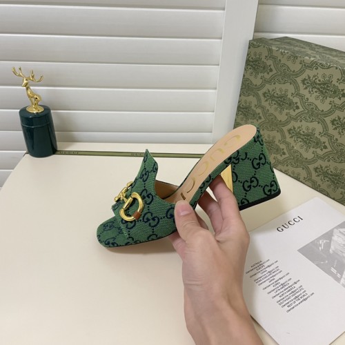 Gucci Womens Shoes Sandals Casual Design Luxury Brand Classic Leather Women's slide sandal with Horsebit with Original Box