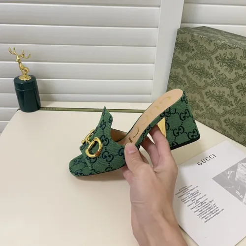 Gucci Womens Shoes Sandals Casual Design Luxury Brand Classic Leather Women's slide sandal with Horsebit with Original Box