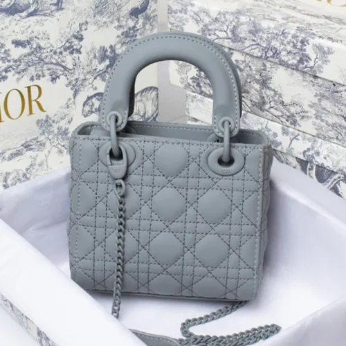 Dior Womens Bags Handbags Luxury Fashion MINI LADY DIOR BAG M0505OWCB_M323 with Original Box