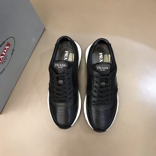 Prada Mens Shoes Sneakers Casual Shoes for Men Luxury Brand Breathable Fashion Sneakers with Original Box