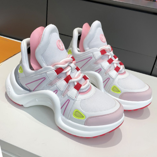 Louis Vuitton Women Shoes Sneakers Luxury Brand Design Fashion LV ARCHLIGHT SNEAKER with Original Box 1A951A