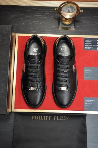 Philipp Plein Men Shoes Sneakers Low Top Sneaker Fashion Design Luxury Brand with Original Box