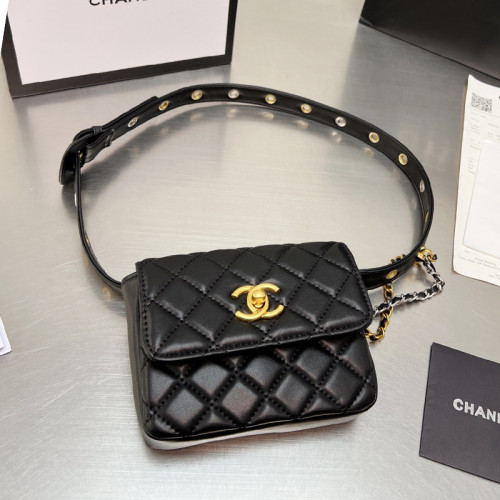 Chanel Womens Bags Waist Belt Bag Classic CF Mini Luxury Brand with Original Box