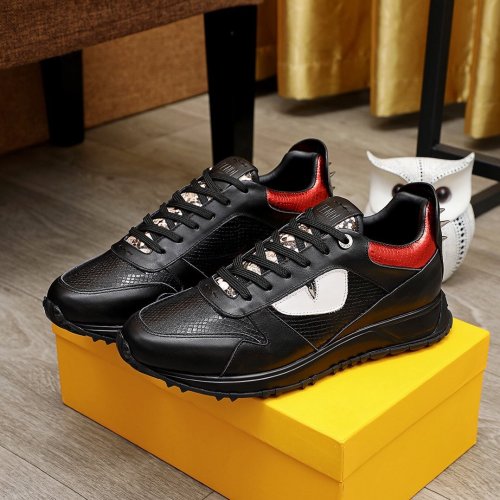 Fendi Mens Shoes Fashion Sneakers Luxury Brand Casual Shoes for Men with Original Box