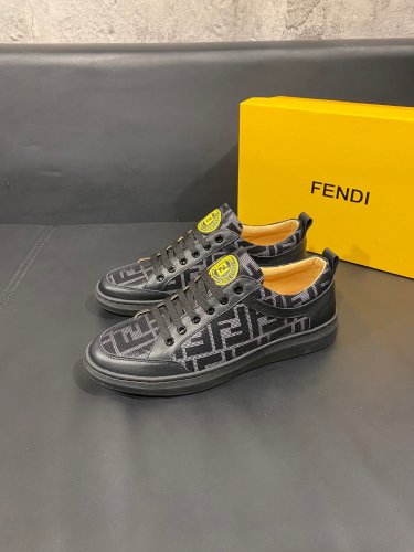 Fendi Mens Shoes Fashion Sneakers Luxury Brand Casual Shoes for Men with Original Box