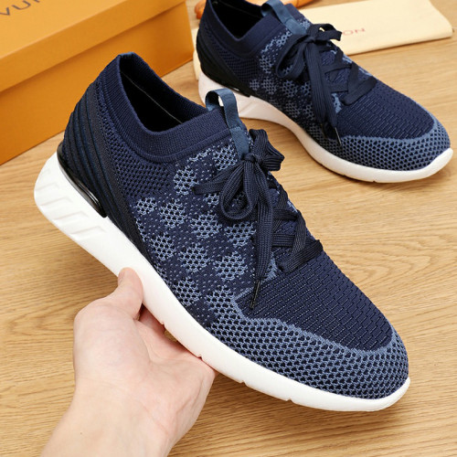 Louis Vuitton Men Shoes Sneakers Breathable Design Fashion Type Footwear Luxury Fastlane Sneaker 1A41YG with Original Box