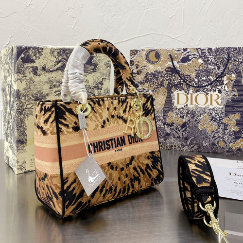 Dior Womens Bags Handbags Luxury Fashion MEDIUM LADY D-LITE BAG with Original Box