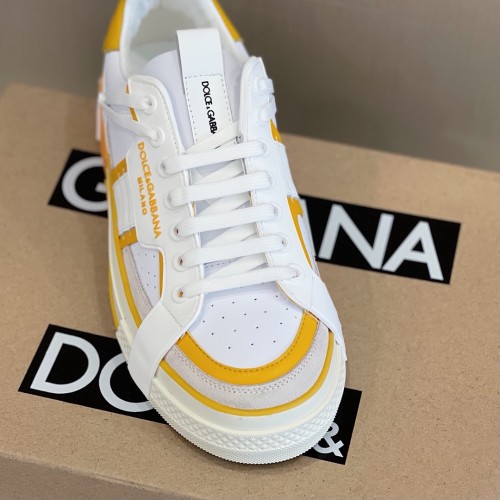 Dolce&Gabbana Men Shoes Sneakers Luxury Brand Calfskin Custom 2.Zero sneakers CS1973AQ7118B441