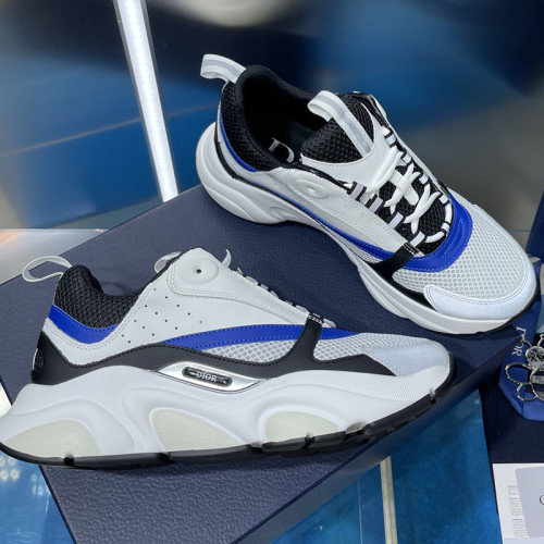 Dior Mens Shoes Sneakers Luxury Brand Breathable Design B22 SNEAKER with Original Box