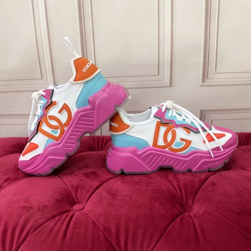 Dolce&Gabbana Womens Shoes Sneakers Luxury Brand Mixed-material Daymaster sneakers with DG logo CS1941AQ7098B706