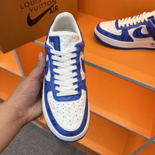 Louis Vuitton Men Shoes Fashion Sneakers Design Luxury Brand LVXNIKE Air Force Sneakers with Original Box