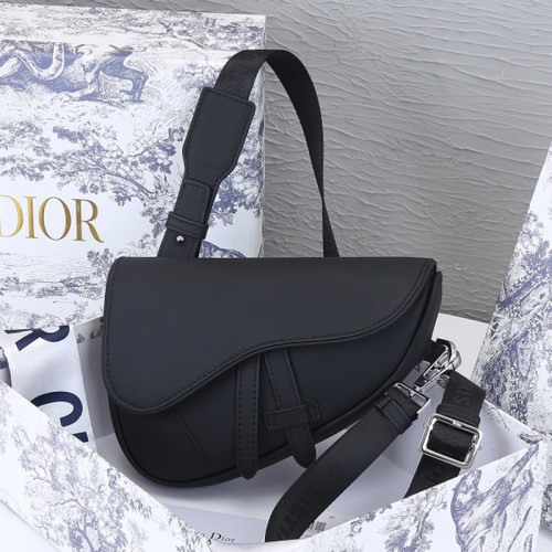 Dior Womens Bag Saddle Bag Luxury Brand Fashion Mini Saddle Bag Black Grained Calfskin 1ADPO191YMJ_H00N