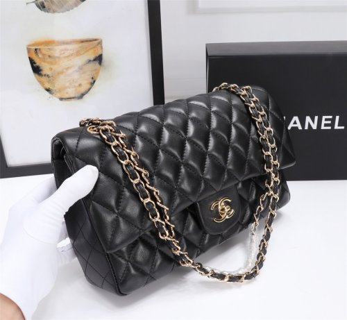 Chanel Womens Bags Crossbody Bag Classic CF Luxury Brand with Original Box