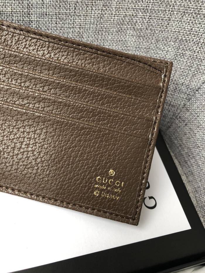 Gucci Mens Womens Wallet Animalier Leather Wallet Card Holders for Men Luxury Brand with Box GG Supreme Ophidia Wallet with Original Box 597606 96IWT 8745