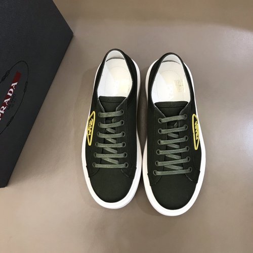 Prada Mens Shoes Sneakers Casual Shoes for Men Luxury Brand Breathable Fashion Sneakers with Original Box
