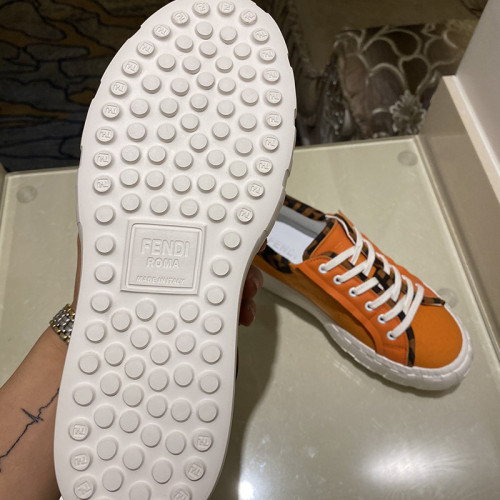 Fendi Womens Shoes FENDI FORCE Canvas and TPU Low-tops