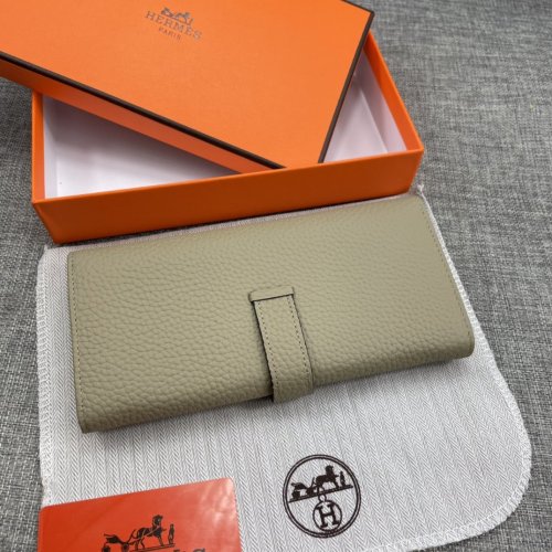 Hermes Womens Mens Wallets Purse Bag Clutch Leather Design Coin Bag with Original Box