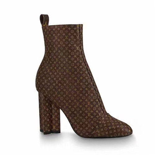 Louis Vuitton Women Shoes Boots SILHOUETTE ANKLE BOOT Luxury Brand 1A5NXM