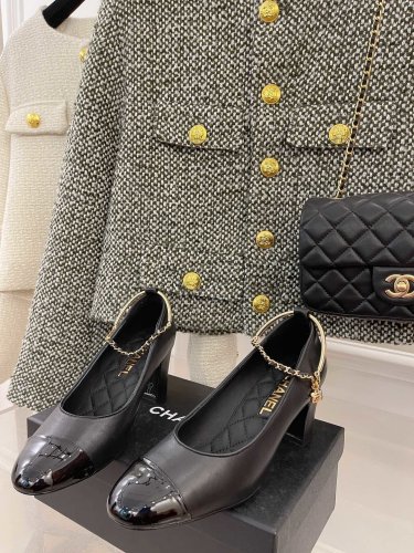 Chanel Womens Shoes Fashion Pumps Luxury Brand Design with Original Box 6.5cm Heel