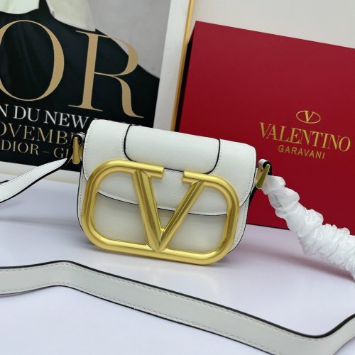 Valentino Womens Bags Crossbody Bag Luxury Brand SMALL SUPERVEE CROSSBODY CALFSKIN BAG VW2B0G45ZXL001 with Original Box