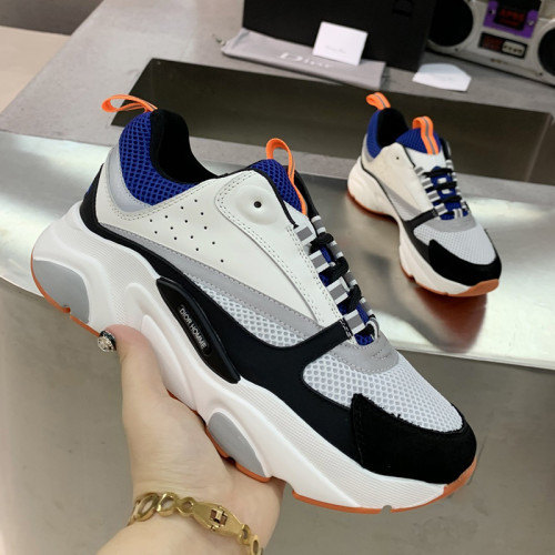 Dior Mens Shoes Sneakers Luxury Brand Breathable Design B22 SNEAKER with Original Box