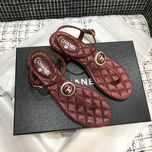 Chanel Womens Shoes Sandals Luxury Brand with Original Box