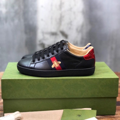 Gucci Womens Shoes Fashion Sneakers Lace-Up Luxury Brand Women's Ace Embroidered Sneaker with Original Box