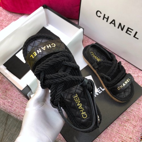 Chanel Womens Shoes Sandals Summer Luxury Brand Slippers Slides Sandals for Women with Original Box