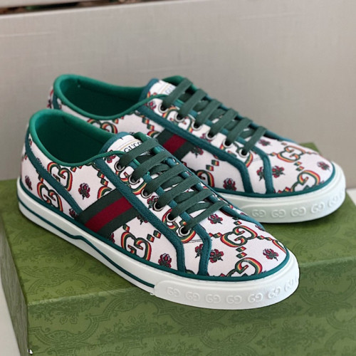 Gucci Womens Shoes Sneakers Luxury Brand Women's Gucci Tennis 1977 sneaker 694741 17L10 9060 with Original Box