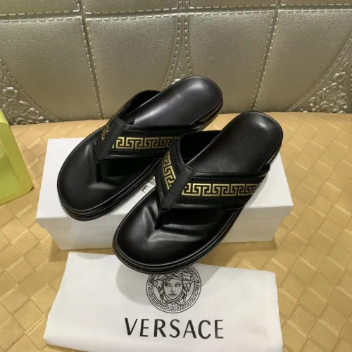 Versace Men Shoes Luxury Designer Nastro Greca Sandals
