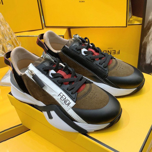 Fendi Mens Shoes Fashion Sneakers Luxury Brand Casual Fendi Flow Low-Top Sneakers Shoes for Men with Original Box