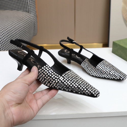 Gucci Womens Shoes Pumps Heel Luxury Brand Wedding Fashion Shoes for Women with Original Box