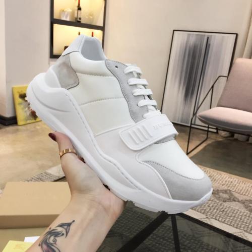 Burberry Mens Shoes Sneakers Fashion Type Luxury Brand Vintage Check Cotton Sneaker with Original Box