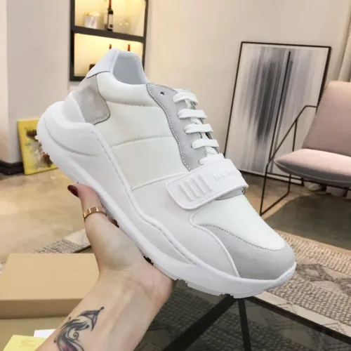 Burberry Mens Shoes Sneakers Fashion Type Luxury Brand Vintage Check Cotton Sneaker with Original Box
