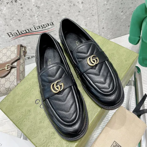 Gucci Womens Shoes Casual Loafers Design Luxury Brand Leather Princetown with Original Box
