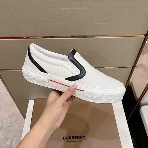 Burberry Men Shoes Fashion Luxury Brand Vintage Cotton Sneaker Casual Shoes for Men with Original Box
