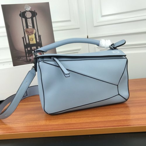 Loewe Womens Bag Puzzle Bag in Soft Grained Calfskin