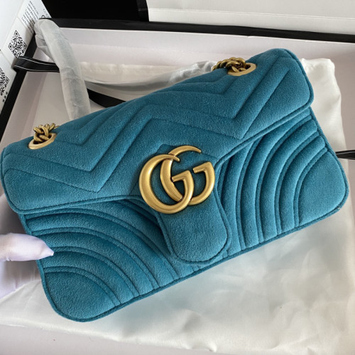 Gucci Womens Bags Shoulder Messenger Bag Luxury Brand Small GG Marmont bag with Original Box
