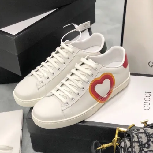 Gucci Womens Shoes Fashion Sneakers Lace-Up Luxury Brand Women's Ace Embroidered Sneaker with Original Box