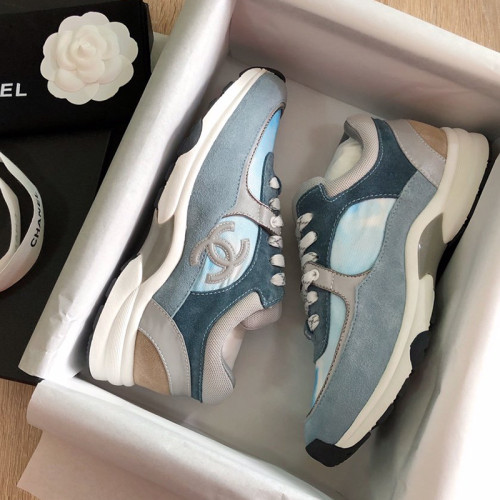 Chanel Mens Shoes Sneakers Luxury Brand Sports Shoes Breathable Design with Original Box