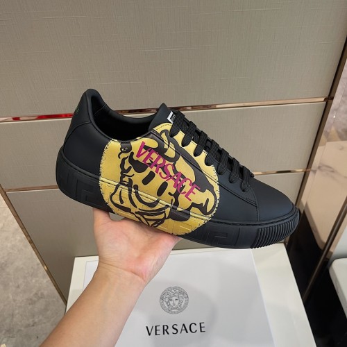 Versace Men Shoes Fashion Sneakers Luxury Brand with Original Box Top Quality Breathable Mens Sneakers with Original Box