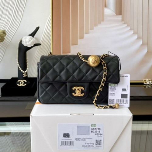 Chanel Womens Bags Crossbody Bag Classic Handbag CF Mini Luxury Brand with Original Box